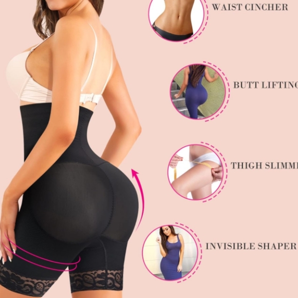 TUMMY Control Shapewear Shorts Underwear Black XXL - Picture 6 of 6